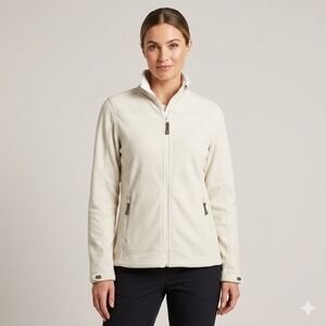 Windriver Cream Full Zip Jacket Size Small